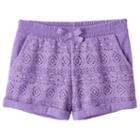 Girls 4-10 Jumping Beans&reg; Lace Front Shorts, Girl's, Size: 8, Med Purple