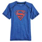 Boys 8-20 Superman Performance Tee, Size: Large, Med Blue