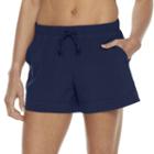 Tek Gear, Women's &reg; Woven Beach Shorts, Size: Small, Dark Blue