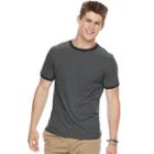 Men's Urban Pipeline&reg; Ultimate Ringer Tee, Size: Large, Dark Grey