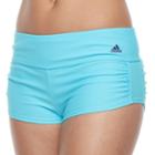 Women's Adidas Shirred Boyshort Bottoms, Size: Xl, Turquoise/blue (turq/aqua)