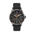 Timex Men's Expedition Scout Leather Watch - Tw4b019009j, Black