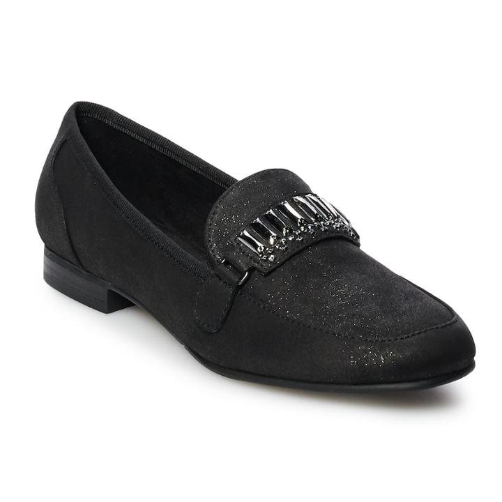 New York Transit Company Celebrity Women's Loafers, Size: Medium (10), Black