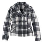 Girls 7-16 So&reg; Faux Wool Peacoat, Size: 16, Grey Other