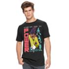 Men's Disney Goofy Power Line Tee, Size: Large, Black