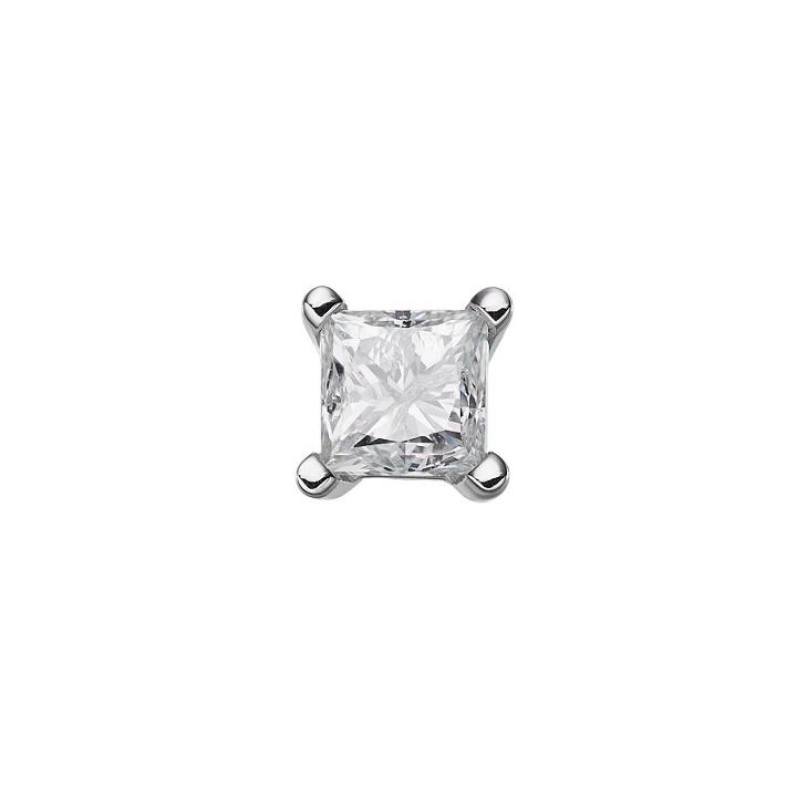 14k White Gold 1/4 Carat T.w. Diamond Stud - Single Earring, Men's