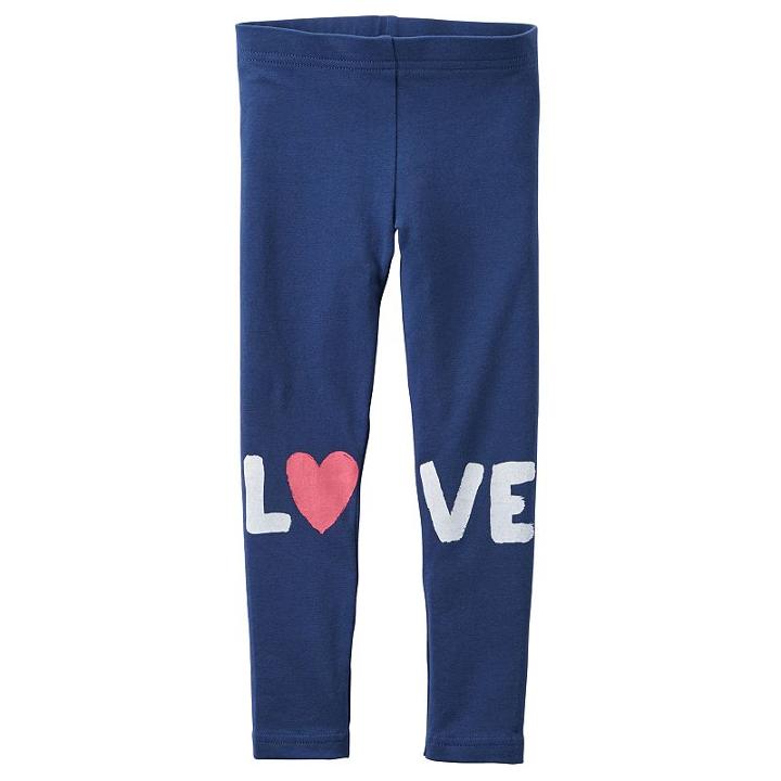 Girls 4-8 Carter's Printed Leggings, Girl's, Size: 4, Blue
