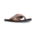 Clarks Lacono Sun Men's Flip Flop Sandals, Size: Medium (13), Med Brown
