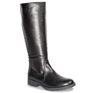 Gia-mia Corps Women's Knee High Dance Boots, Girl's, Size: 8, Black