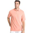 Men's Izod Regular-fit Pigment-dyed Stretch Polo, Size: Medium, Drk Orange
