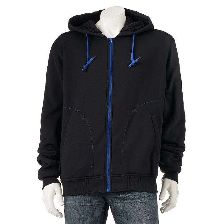 Men's Courage Clothing Co. Fleece Hoodie, Size: Large, Grey (charcoal)