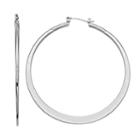 Simply Vera Vera Wang Flat Tube Nickel Free Hoop Earrings, Women's, Oxford