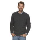 Men's Croft & Barrow&reg; Classic-fit 5gg Crewneck Sweater, Size: Xl, Dark Grey