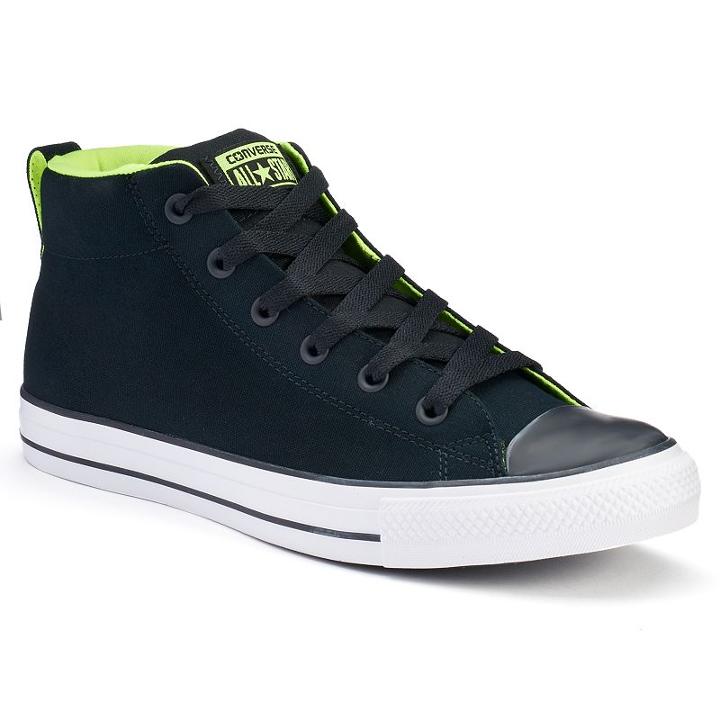 Men's Converse Chuck Taylor All Star Street Mid Shoes, Size: 11, Black