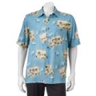 Men's Batik Bay Classic-fit Tropical Button-down Shirt, Size: Xl, Dark Green