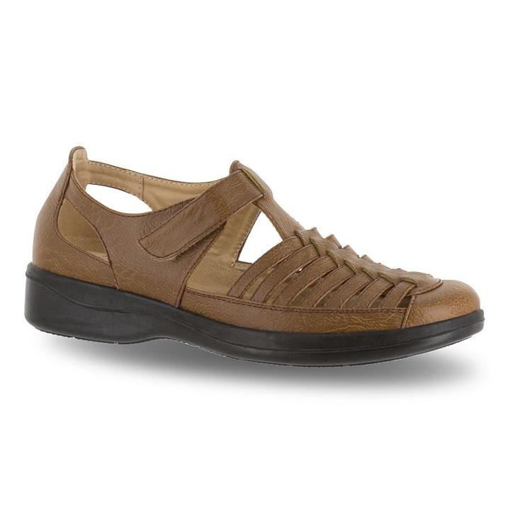 Easy Street Doris Women's Sandals, Size: Medium (6), Dark Brown