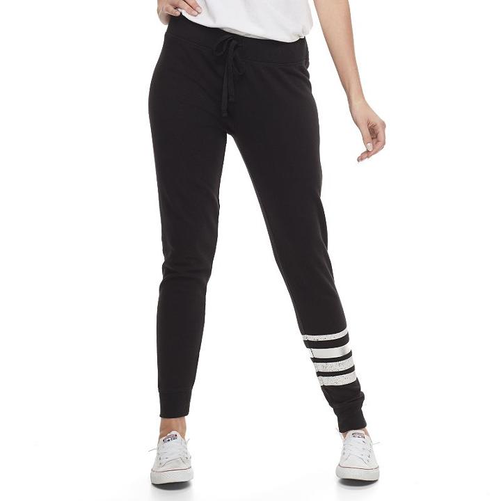 Juniors' So&reg; Elastic Waist Jogger Pants, Teens, Size: Large, Oxford