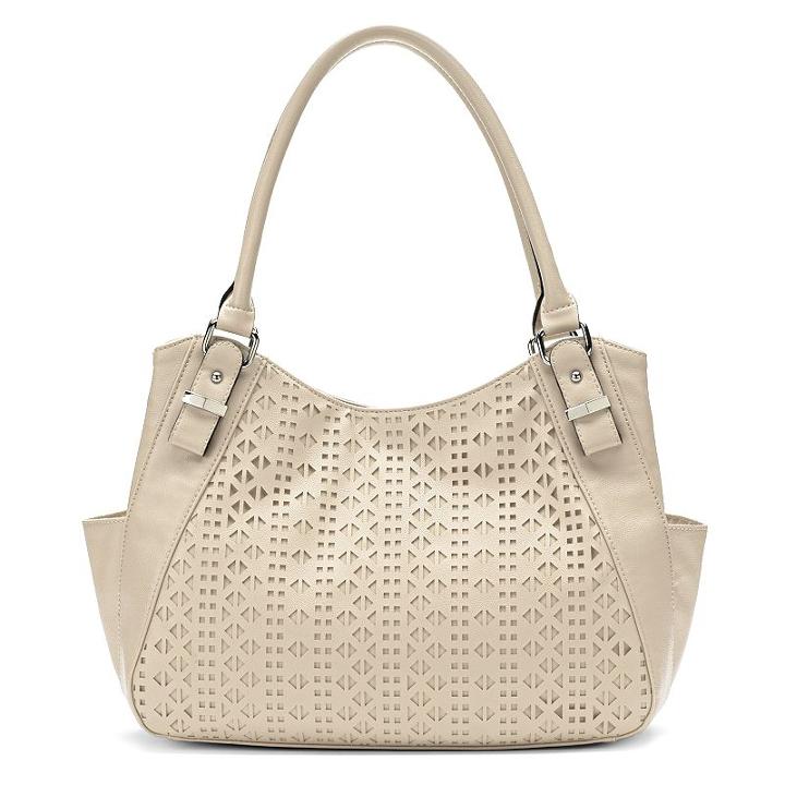 Apt. 9&reg; Brady Laser-cut Shopper, Women's, Beige Oth
