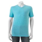 Big & Tall Urban Pipeline&reg; Solid V-neck Tee, Men's, Size: L Tall, Brt Blue