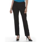 Petite Dana Buchman Slimming Solution Classic Fit Dress Pants, Women's, Size: Xl Petite, Oxford