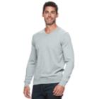 Men's Sonoma Goods For Life&trade; Coolmax Classic-fit V-neck Sweater, Size: Large, Med Grey