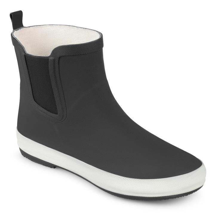 Journee Collection Siffy Women's Water Resistant Rain Boots, Size: Medium (11), Black