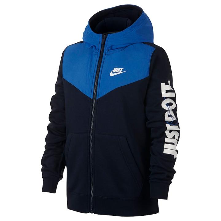 Boys 8-20 Nike Gex Full-zip Hoodie, Size: Large, Light Blue