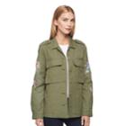 Women's Levi's Embroidered Jacket, Size: Xl, Green