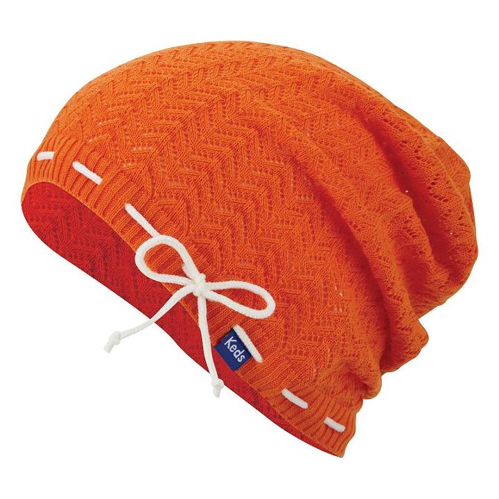 Women's Keds Open-work Chevron Slouchy Beanie, Multicolor