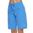 Women's Free Country Bermuda Swim Short, Size: Small, Med Blue