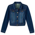 Girls 7-16 & Plus Size Mudd&reg; Knit Denim Jacket, Girl's, Size: 7-8, Blue