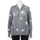 Juniors' Plus Size So&reg; Zip Up French Terry Hoodie, Size: 3xl, White