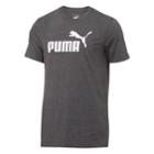 Men's Puma Logo Tee, Size: Small, Black