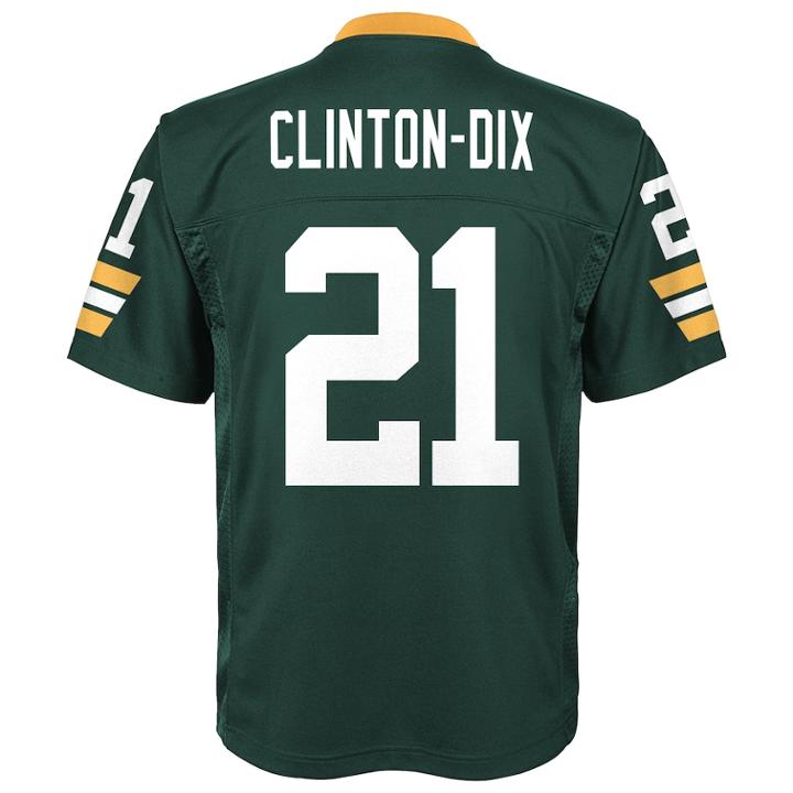 Boys 8-20 Green Bay Packers Ha Ha Clinton-dix Mid-tier Jersey, Size: Xl 18-20, Green Clinton-dix
