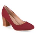 Journee Collection Amanda Women's High Heels, Size: Medium (8), Dark Red