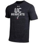 Men's Under Armour Cincinnati Bearcats Triblend Tee, Size: Xxl, Black