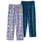 Boys 4-16 Up-late Downhill Skiing 2-pack Lounge Pants, Size: 10-12, Multicolor