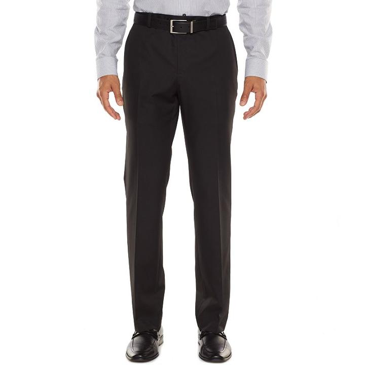 Men's Apt. 9&reg; Extra-slim Black Suit Pants, Size: 34x30