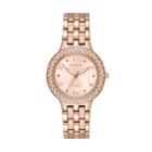 Citizen Eco-drive Women's Silhouette Crystal Stainless Steel Watch, Size: Medium, Pink