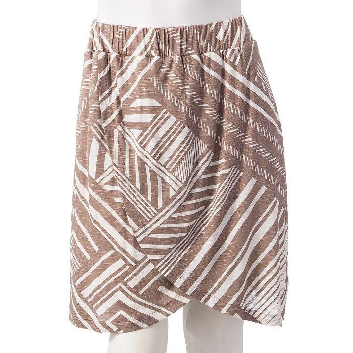 Apt. 9 Striped Tulip-hem Skirt