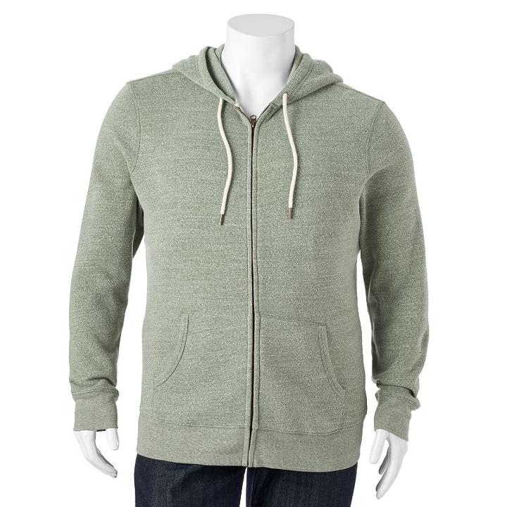 Big & Tall Sonoma Goods For Life&trade; Fleece Hoodie, Men's, Size: 4xb, Dark Green