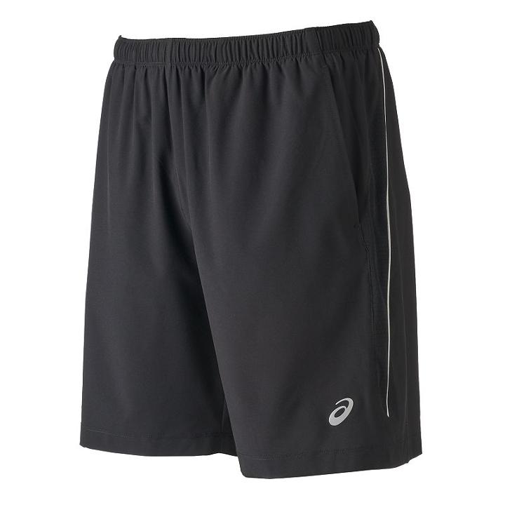 Men's Asics Stretch Woven Shorts, Size: Large, Dark Grey