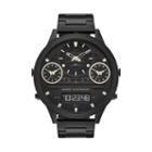 Marc Anthony Men's Modern Masculinity Black Stainless Steel Analog & Digital Watch, Size: Xl