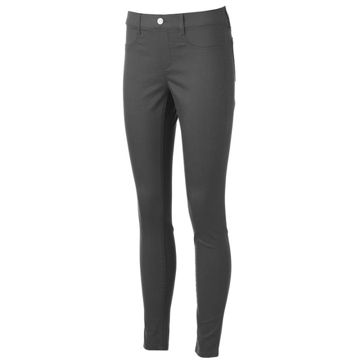 Juniors' So® Pull-on Jeggings, Teens, Size: Xs, Dark Grey