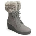 A2 By Aerosoles Color Range Women's Wedge Winter Boots, Size: Medium (11), Grey Other