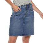 Women's Sonoma Goods For Life&trade; Jean Skirt, Size: 6 Avg/reg, Light Blue