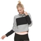 Women's Adidas Sport 2 Street Mock Neck Sweatshirt, Size: Xs, Med Grey