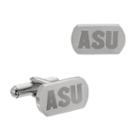 Fiora Stainless Steel Arizona State Sun Devils Cuff Links, Men's, Grey