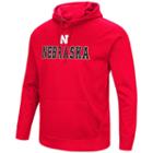 Men's Campus Heritage Nebraska Cornhuskers Sleet Pullover Hoodie, Size: Xl, Dark Red