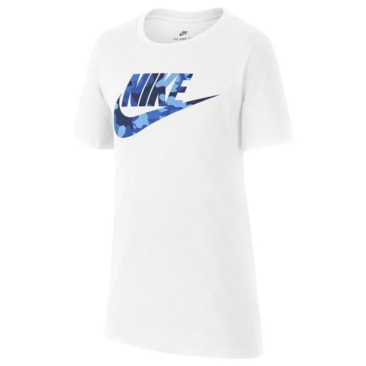 Boys 8-20 Nike Camouflage Futura Tee, Size: Medium, White